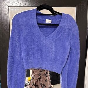 Sunday Best Soft Lavender V-Neck Sweater
